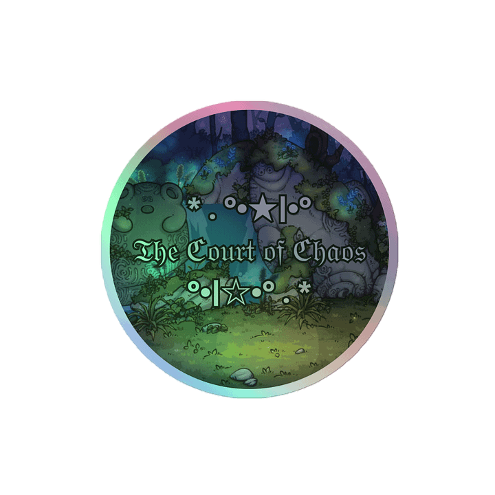 The Court of Chaos Holo Sticker product image (2)