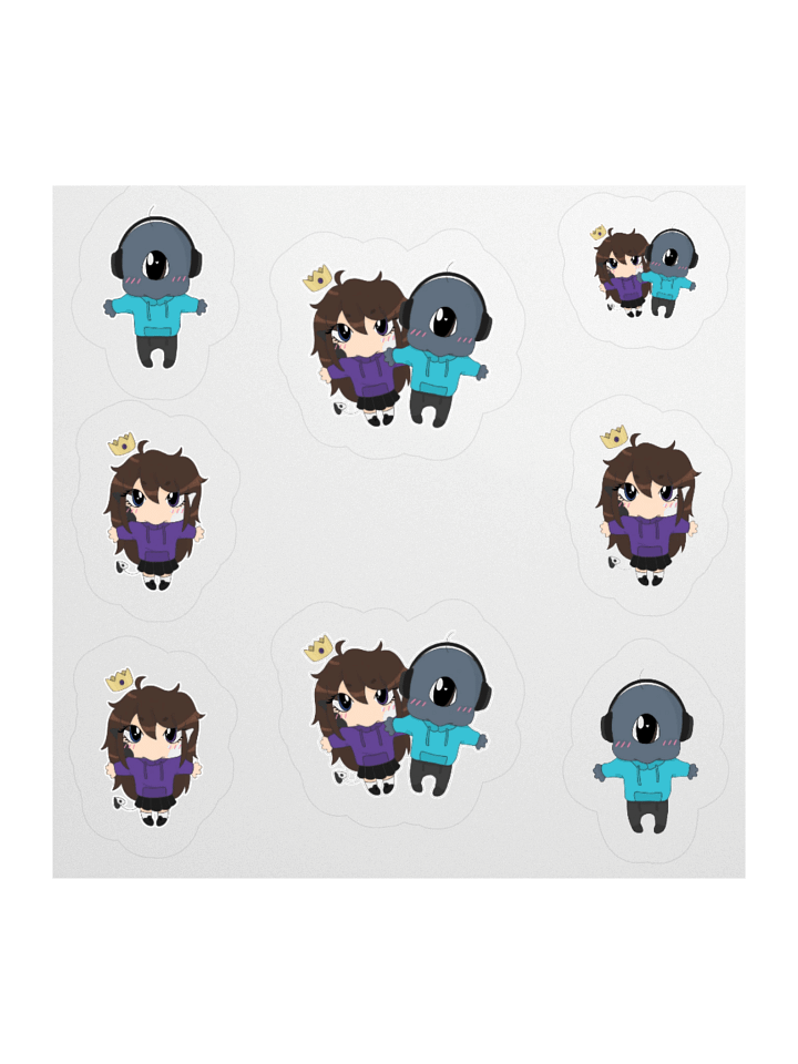 LaKitty101 & elybeatmaker Chibi Goobers Sticker Sheet product image (1)
