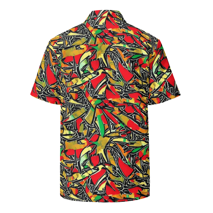 Cultural Comfort: African Black History Month Button-Down Shirt. product image (2)