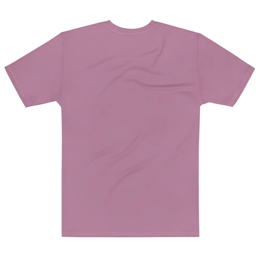 Plain Medium Dark Lilac Purple Soft Summer Men's Crewneck Polyester Heavyweight Premium T-Shirt by Treasure Pie product image (7)