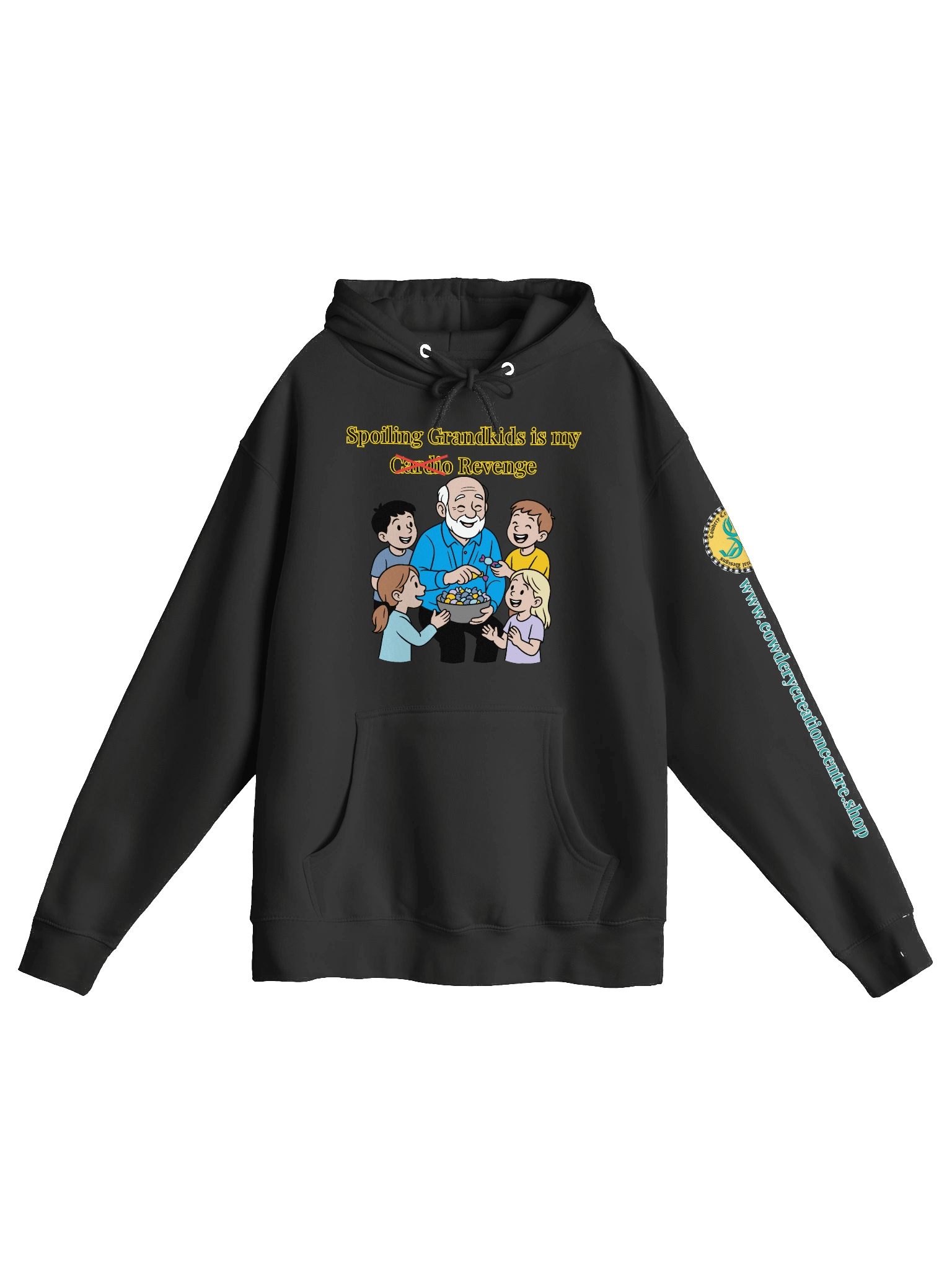 Spoiling Grandkids is my Cardio (Male) Lane Seven Premium Pullover Hoodie product image (4)