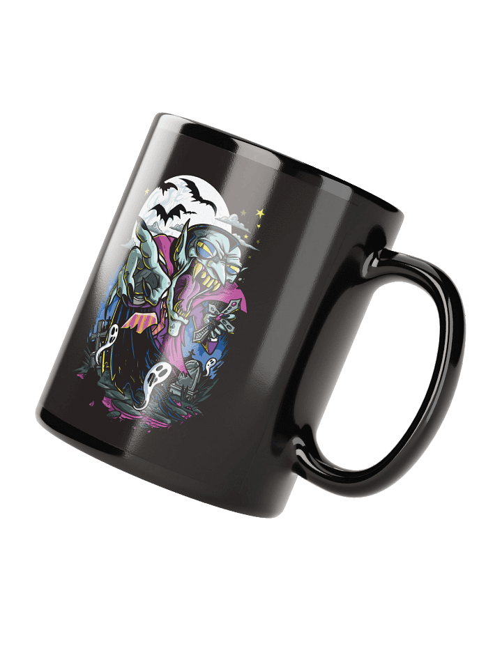 Monstrous Symmetry Black Mug product image (2)