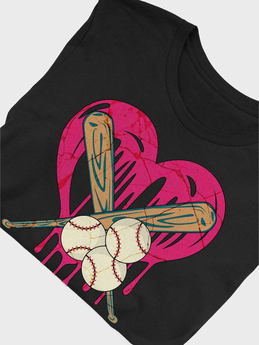 Heart Baseball Balls N Bat T-Shirt product image (3)