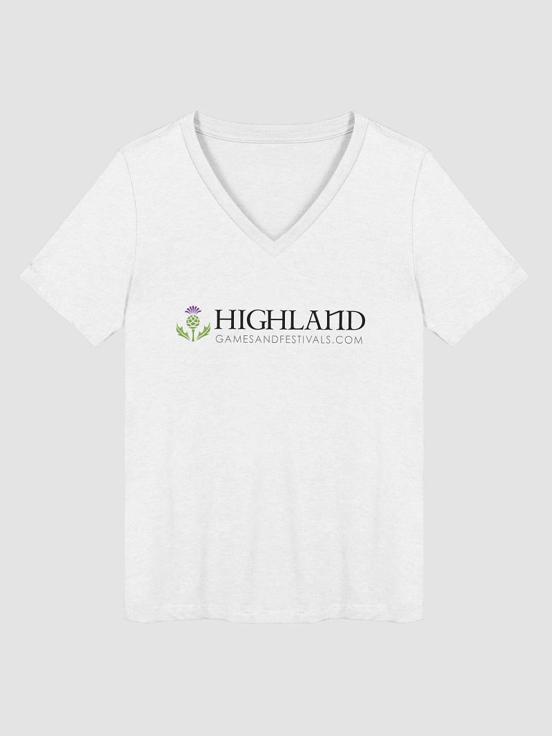 HGAF Logo Women's Relaxed Fit V-Neck Tee