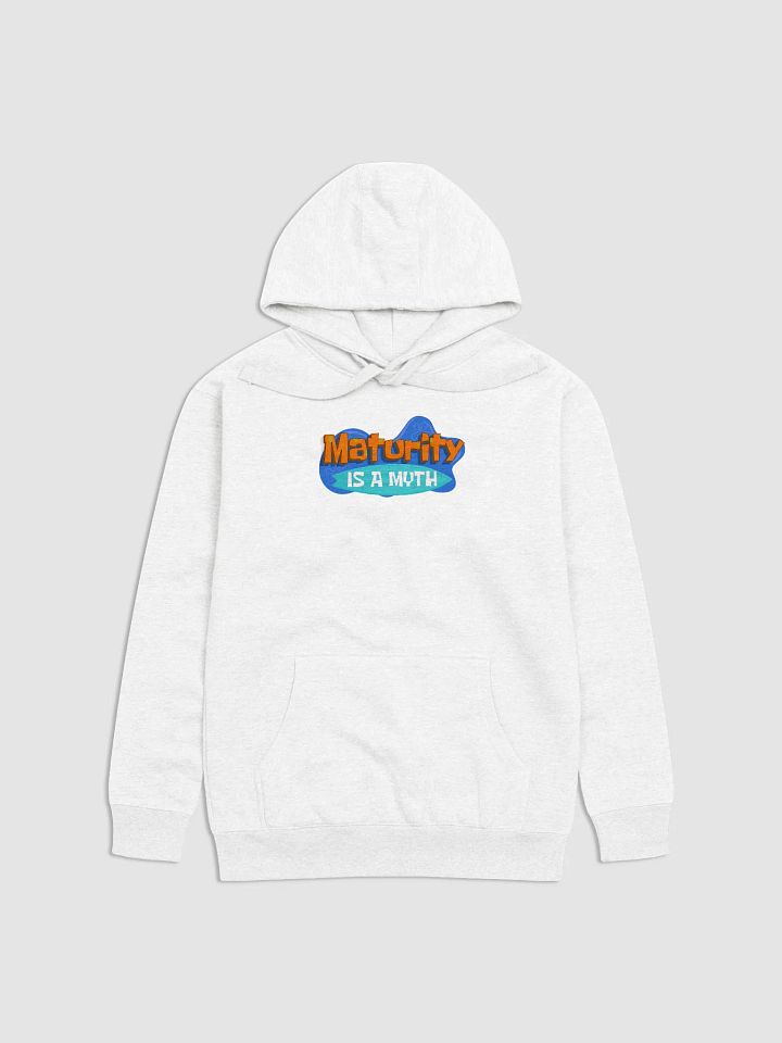 Maturity Is A Myth White Tropical Hoodie product image (1)
