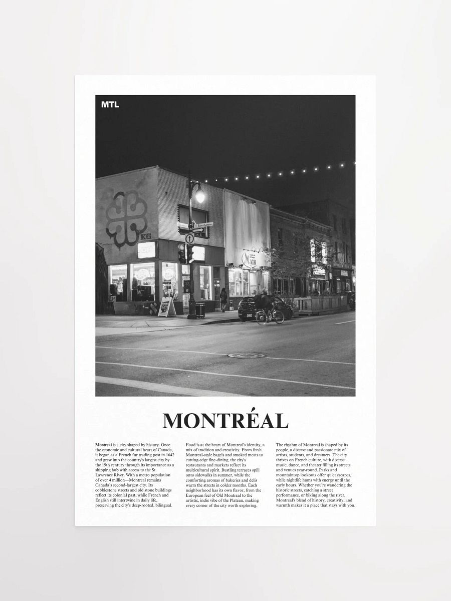 Montreal 02 Newspaper Poster product image (11)
