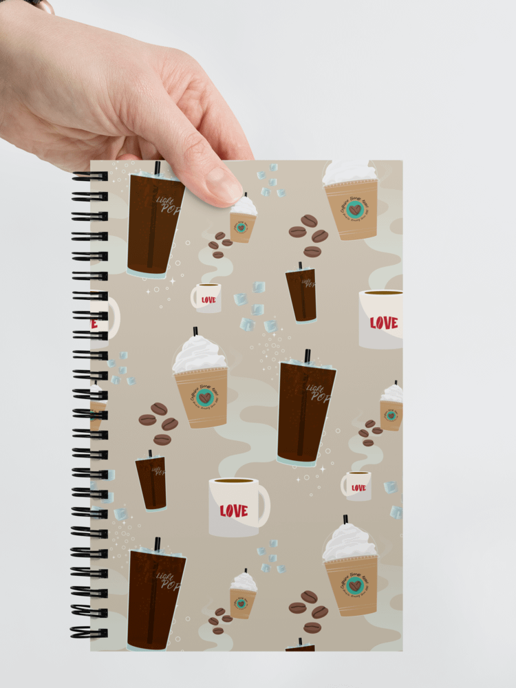 Caffeine Fiends Assoc Spiral Notebook with Dotted Lines product image (3)