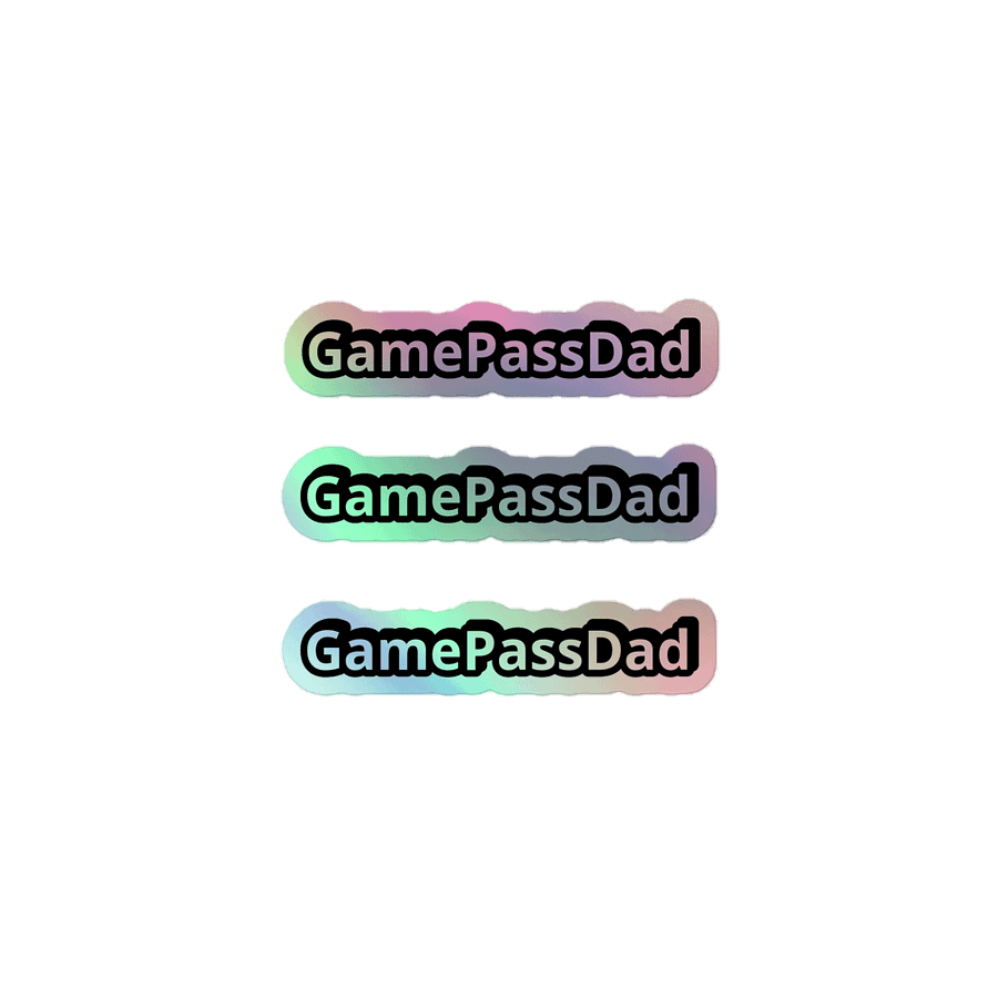 GamePassDad Holo Sticker (3pc) product image (3)
