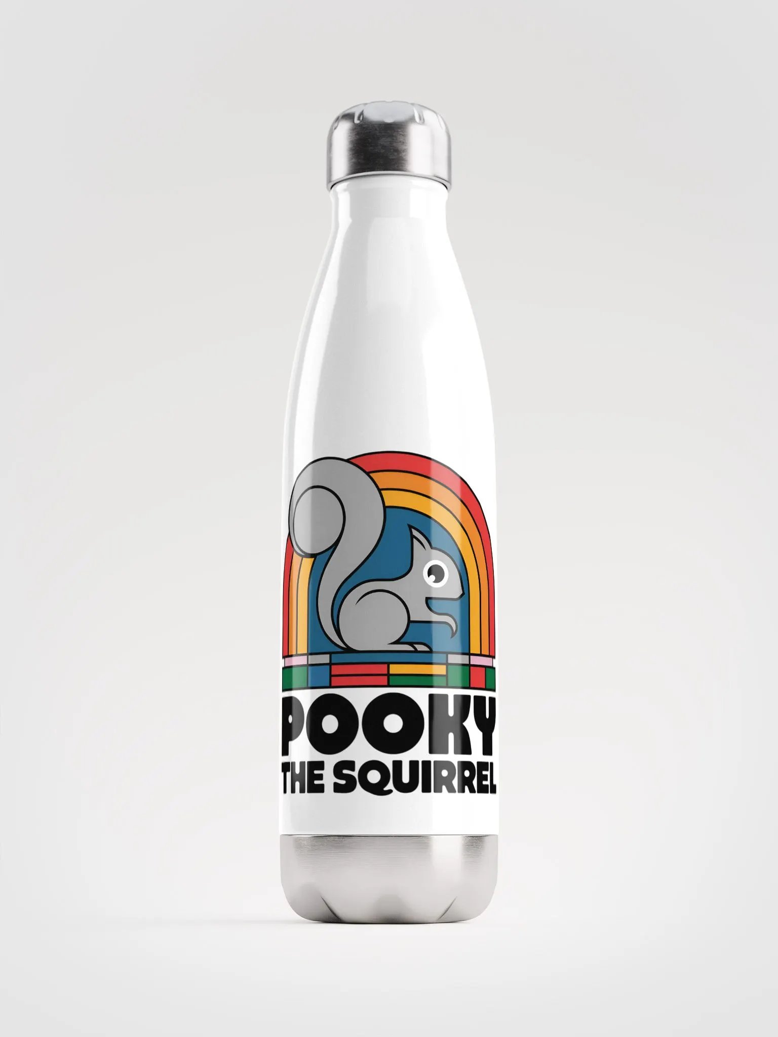 Water Bottle: Rainbow Pooky The Squirrel product image (1)