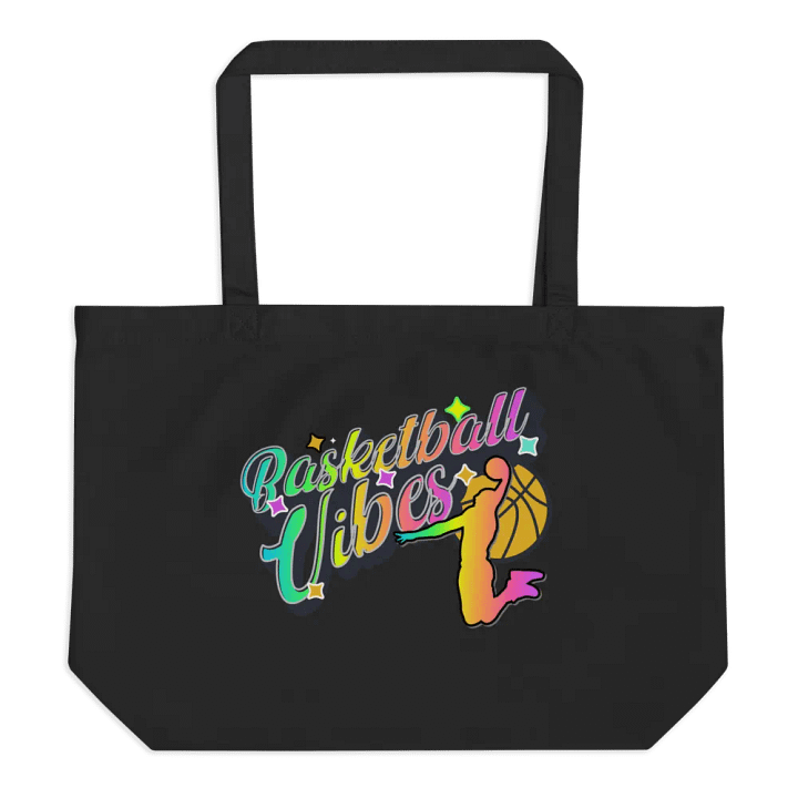 Basketball Vibes Rainbow Vibrant Tote Bag product image (1)