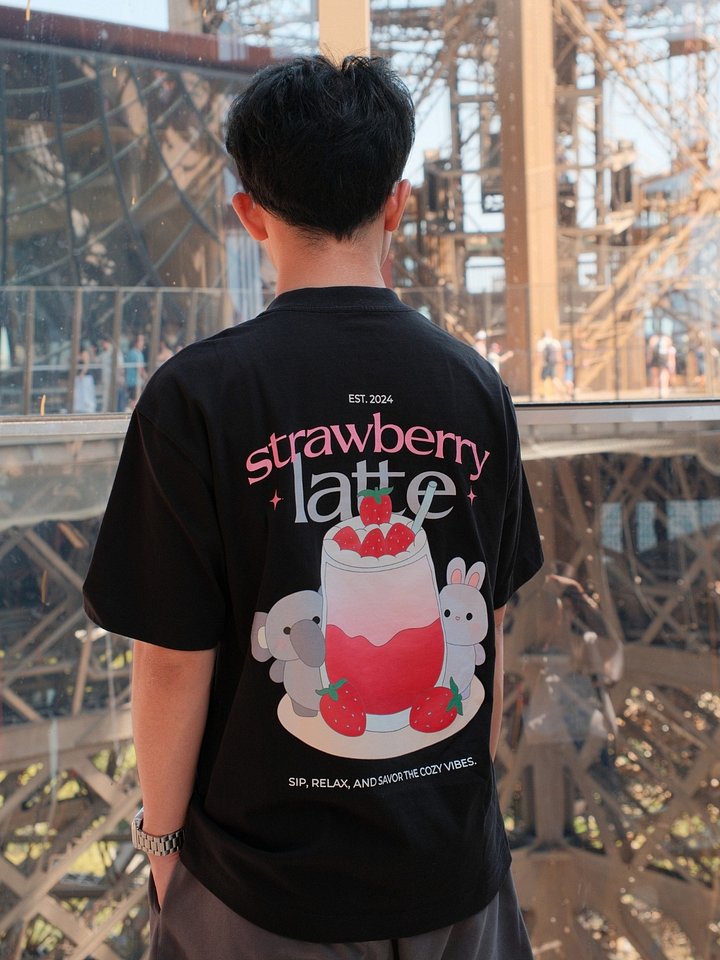 Berry Bliss Oversized Tee product image (1)