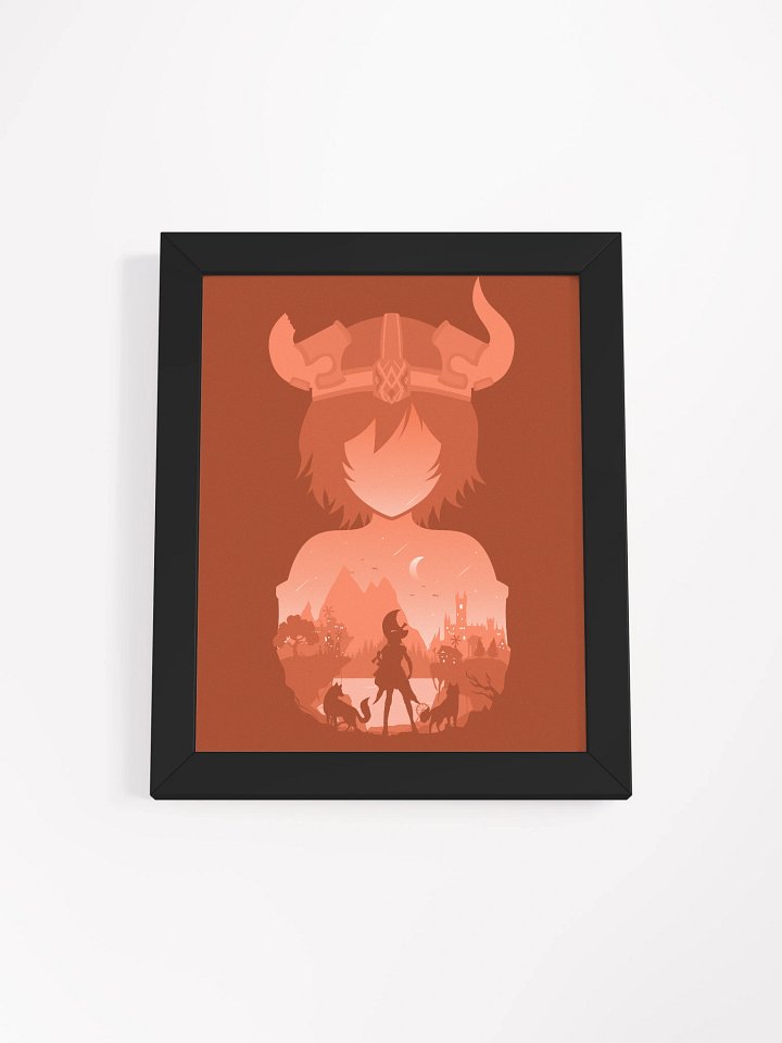 Nunu Minimal Splash Art Framed Poster product image (1)