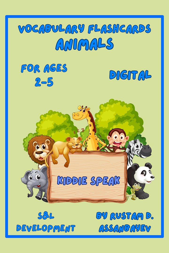 Animal Vocabulary Flashcards product image (1)