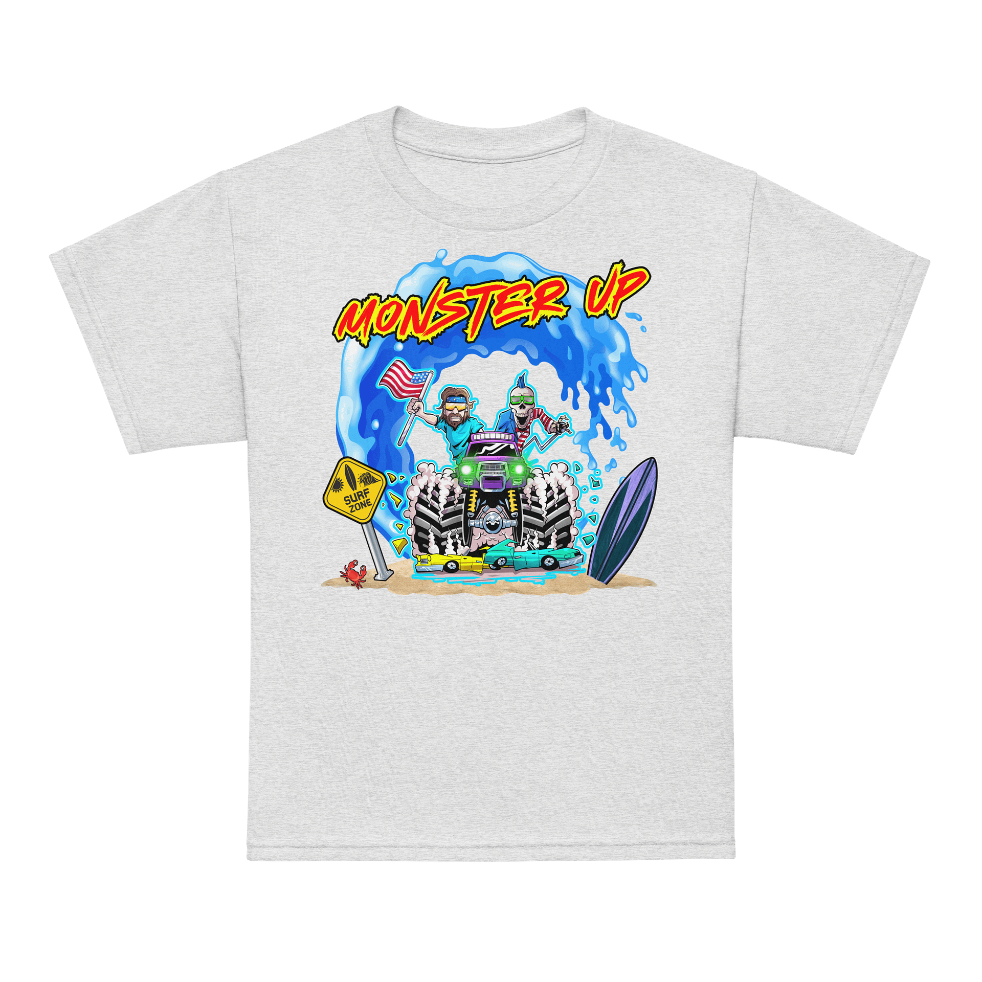 MONSTER UP : Gildan Youth Sports Tee product image (64)