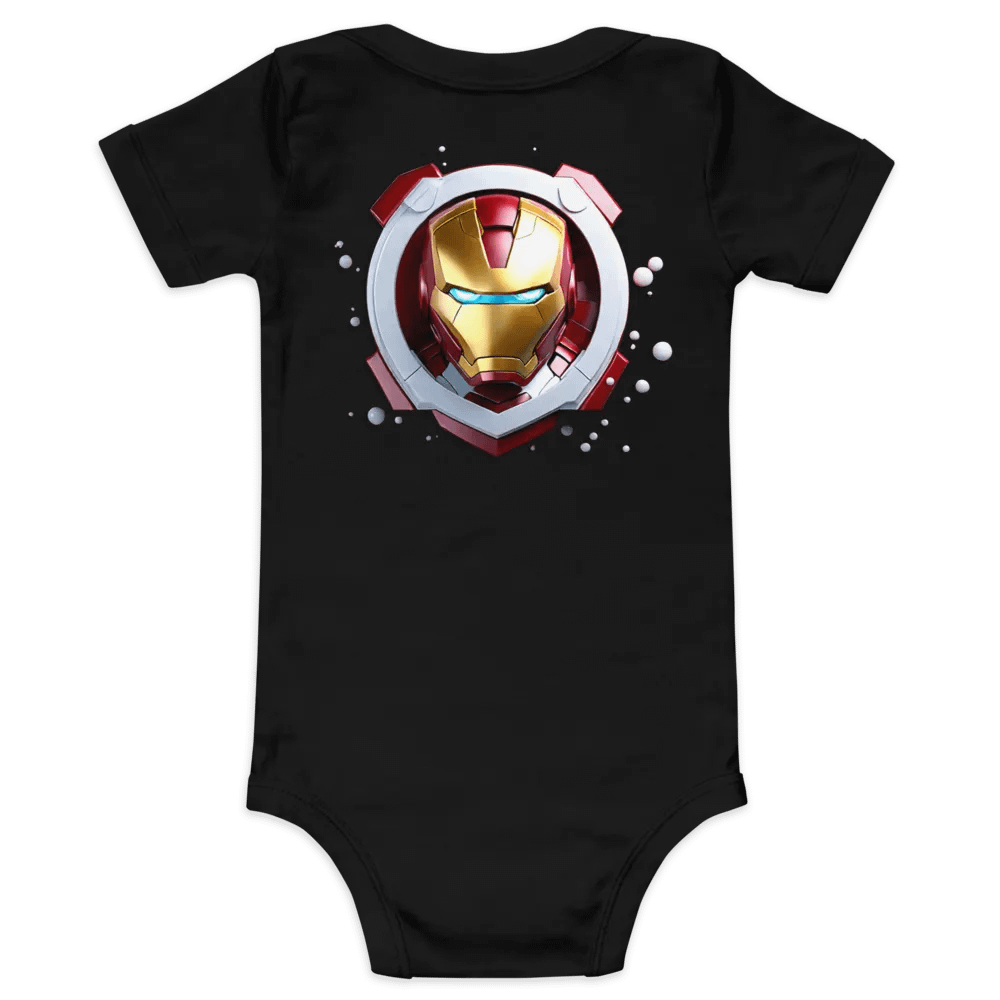 Kids Ironman Baby Short Sleeve One Piece product image (2)