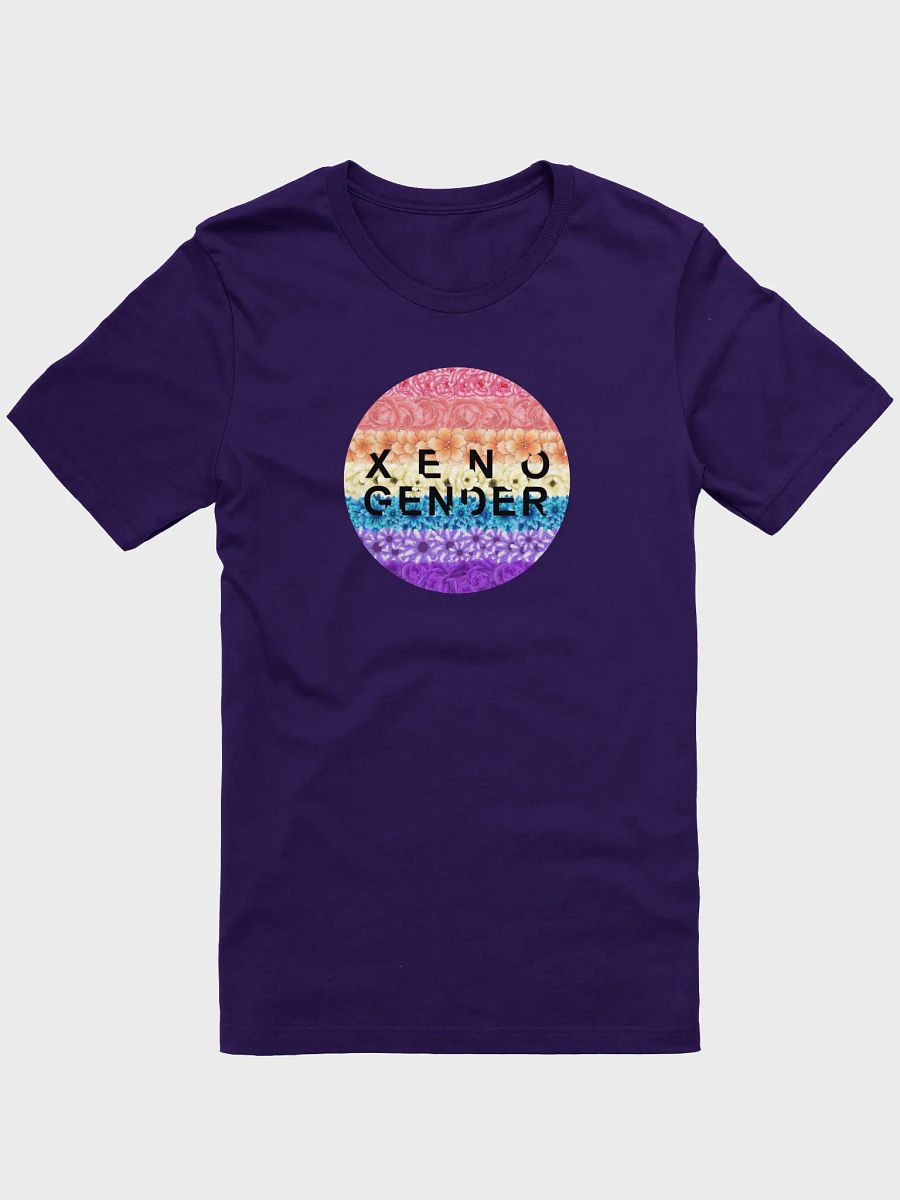 floral xenogender t-shirt product image (1)