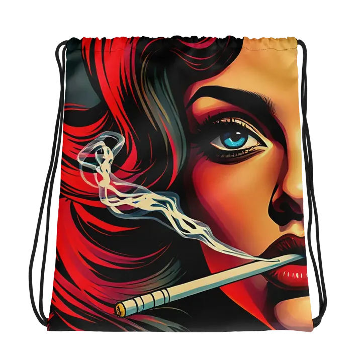 Vivid Smoke All-Over Drawstring Bag product image (1)