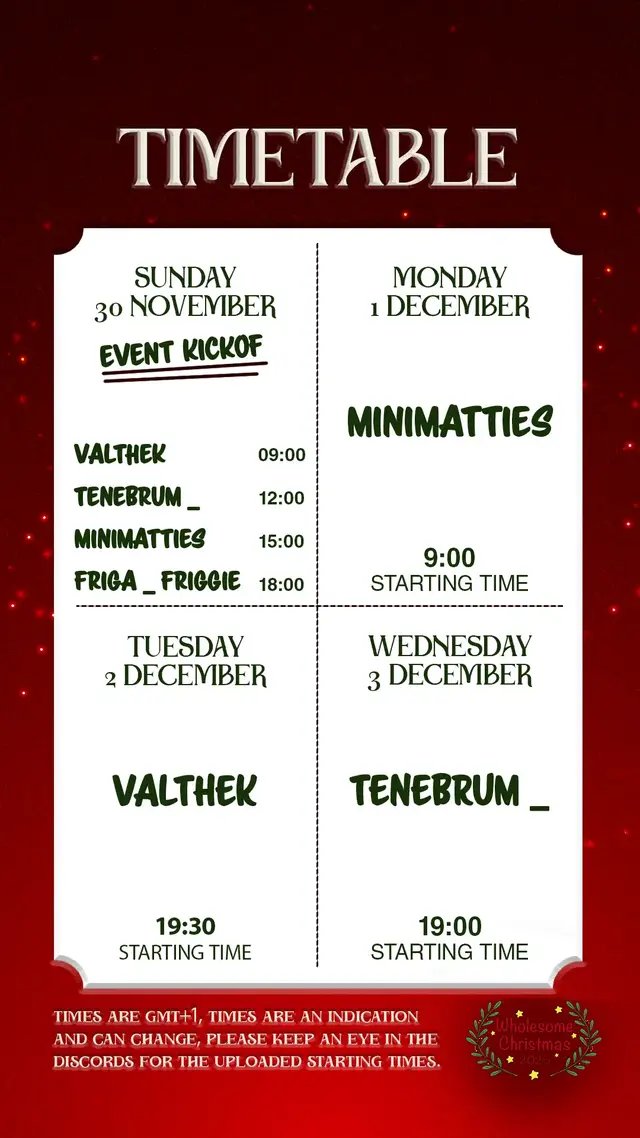 It's almost time for the best charity event of the season. Join us and help raise money for Mental health. 4 streamers, lots of giveaways, making people smile.  Watch us on Twitch 🎁🎄 #Christmas #Wholesome #streamer #mentalhealth #charity 
