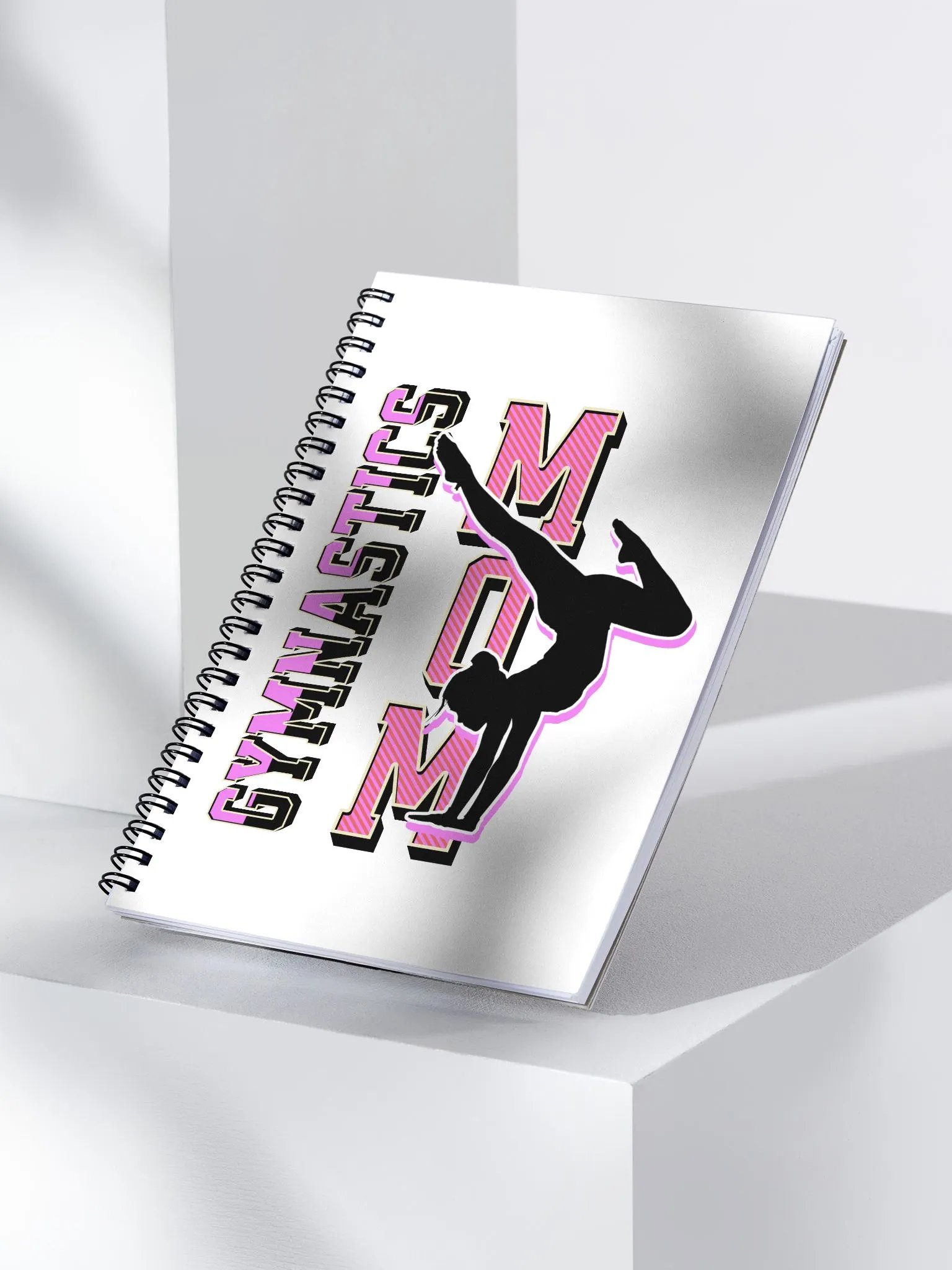 Mom Gymnastics Spiral Notebook product image (1)