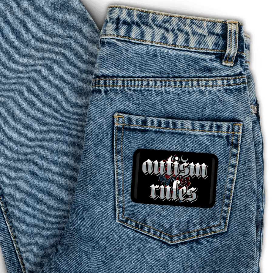 Vibrant Autism Rules Patch product image (3)