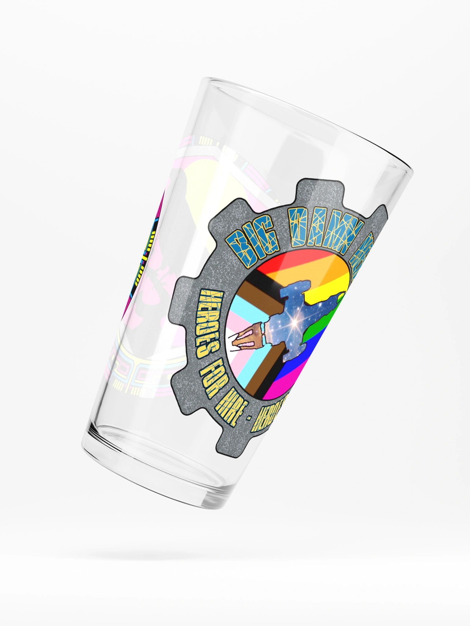 Utec_the_Hero Shaker Pint Glass product image (4)