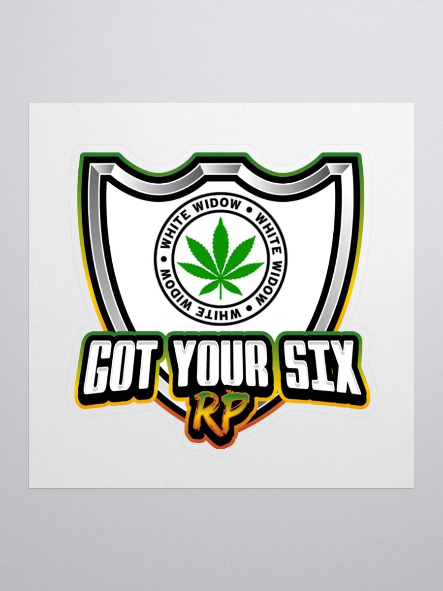 White Widow GYSRP Kiss Cut Sticker product image (1)