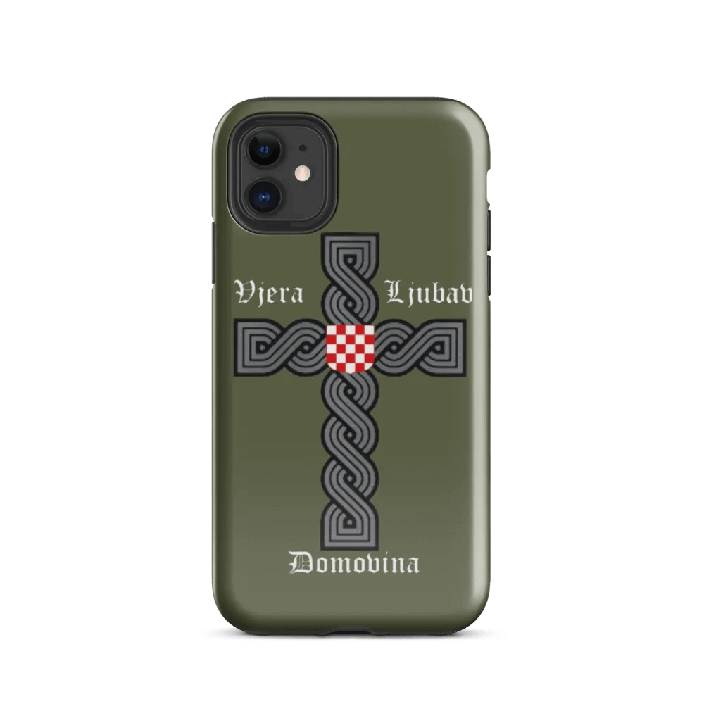 Vjera Ljubav Domovina Tough iPhone® Case product image (47)