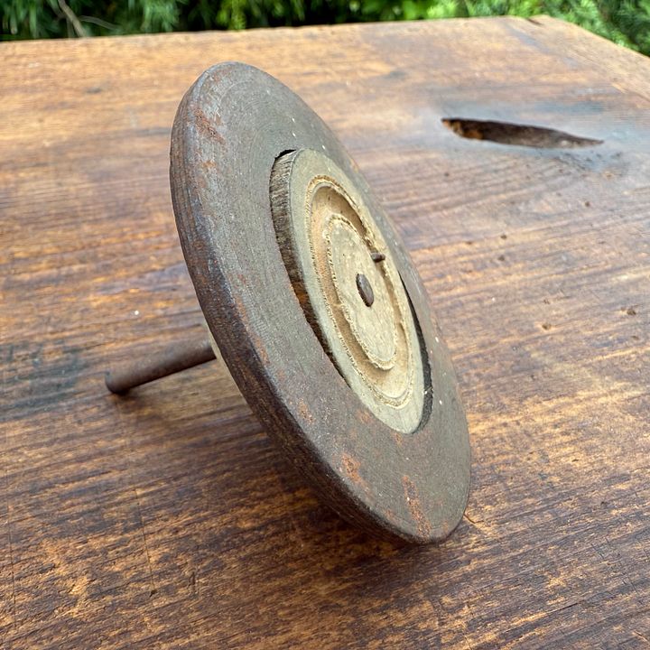 🎎 Antique Japanese Koma Spinning Top – Mid-Showa Period | Japan Antique Roadshow product image (1)
