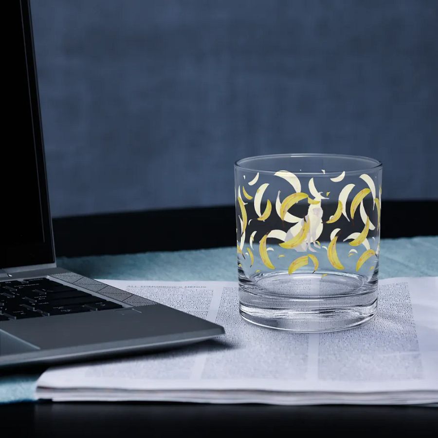 Banana Lady rocks glass product image (2)