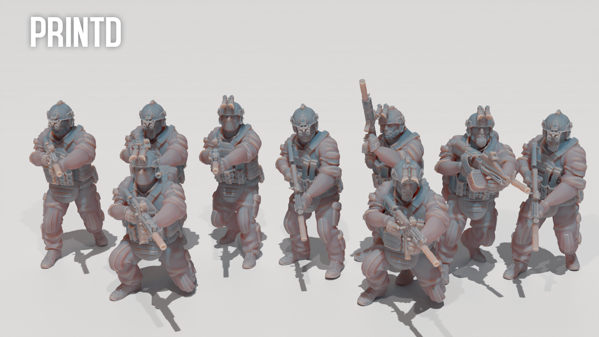 Russian Spetznaz GRU - Modern Warfare Wargame Hobby Resin Scale Models product image (3)