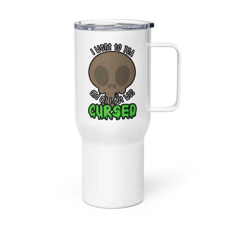 All I Got Was Cursed - Warrior - Travel Mug w/Handle product image (3)