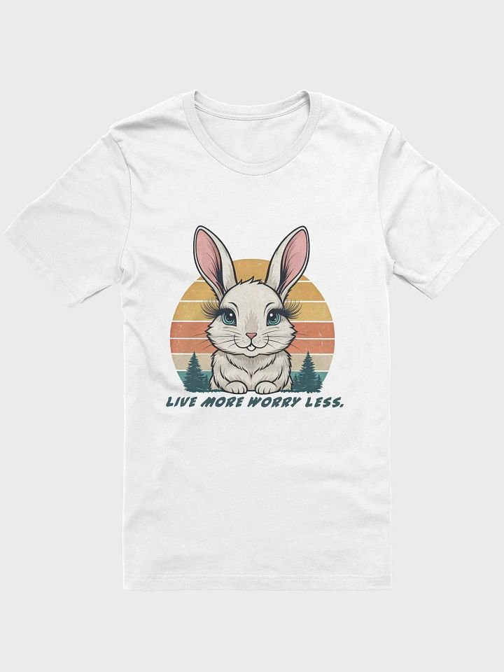 Whimsical Sunset Rabbit T-Shirt product image (2)