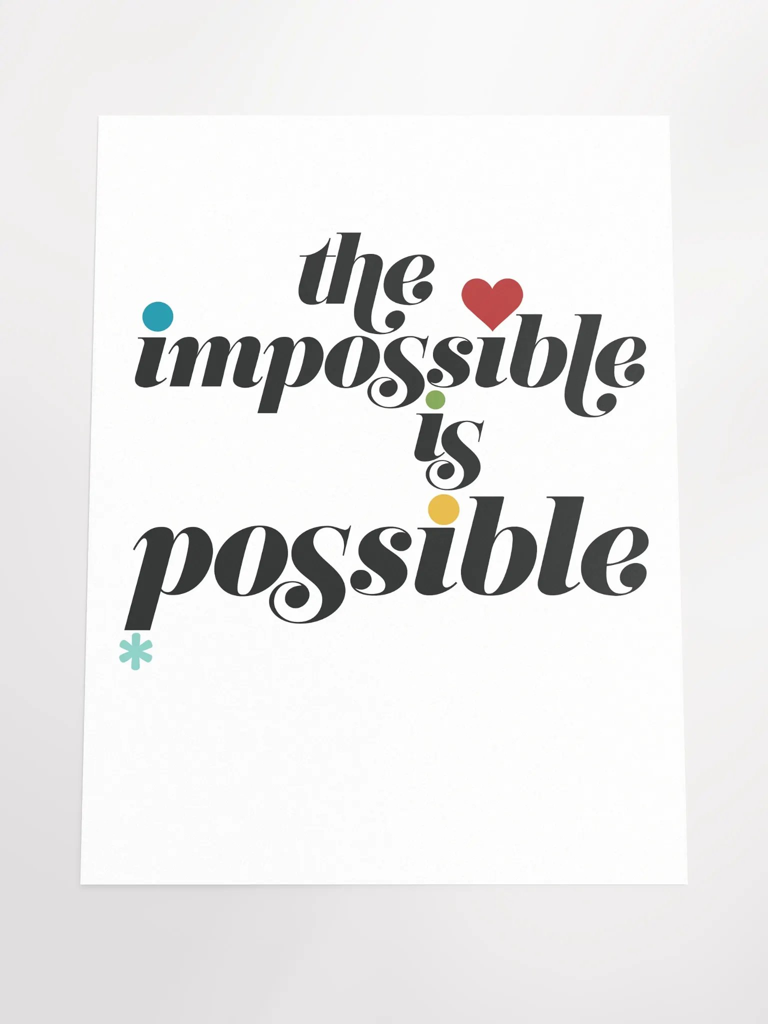 The Impossible Is Possible Pop Poster product image (4)