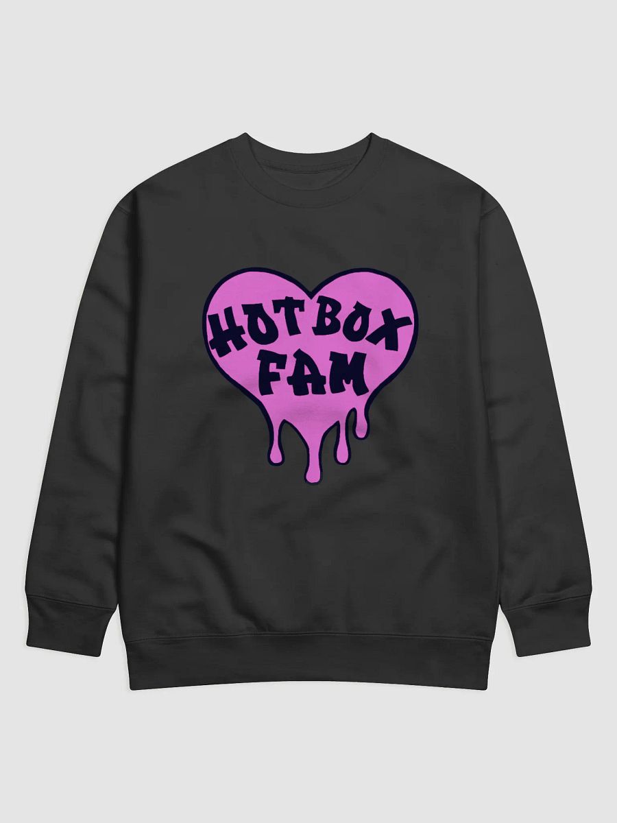 UNISEX HOT BOX FAM SOLID PINK LOGO SWEATSHIRT product image (1)