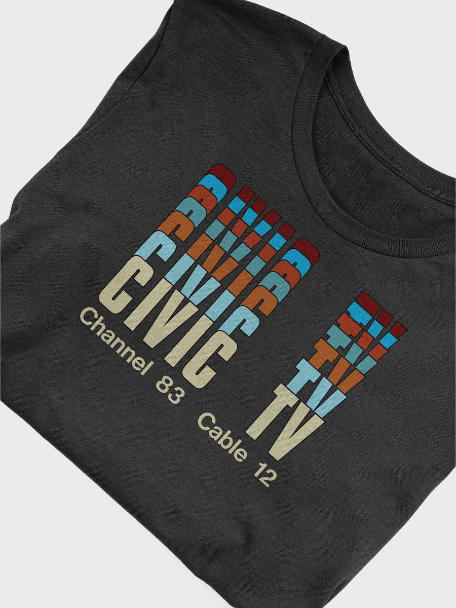CIVIC TV Channel 83 Cable 12 Logo (Unisex T) product image (5)