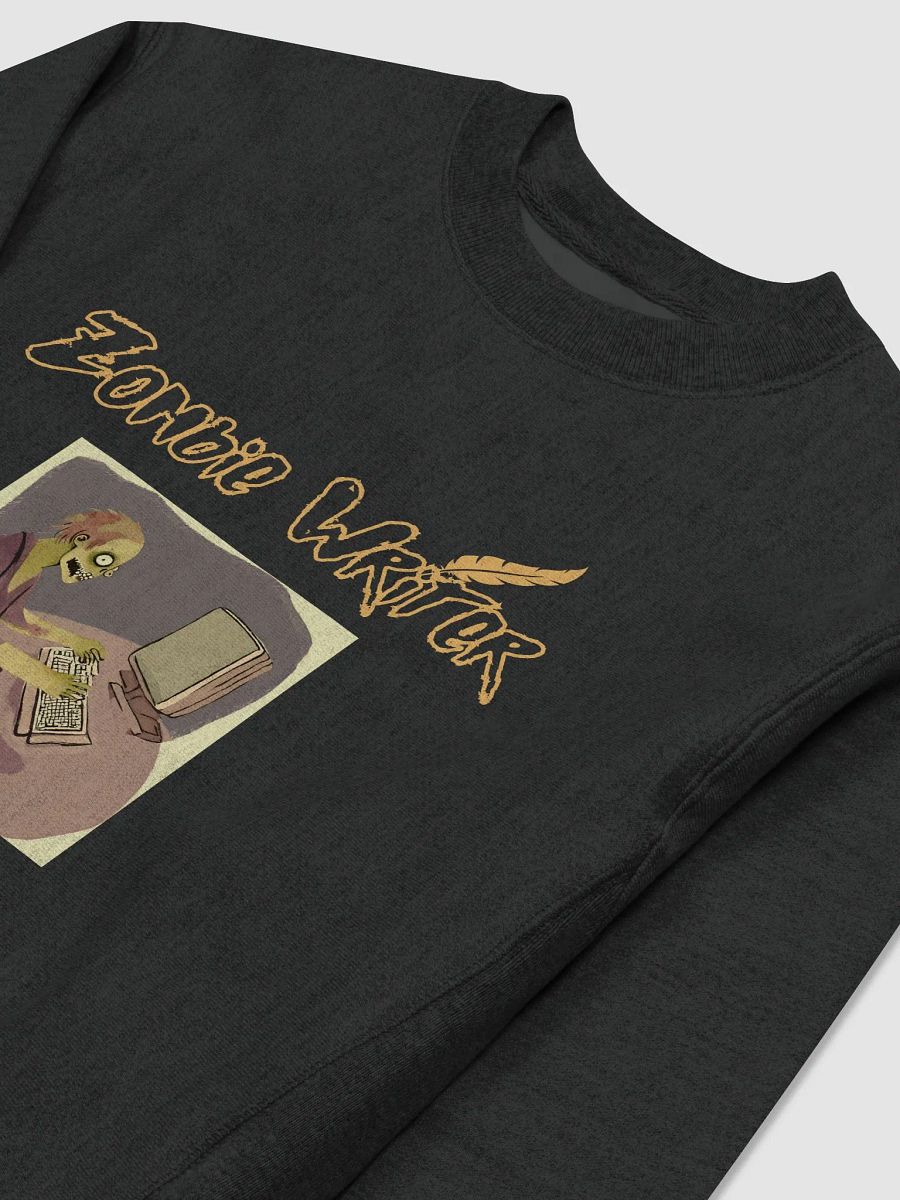 Zombie Writer at Work Black Sweatshirt product image (3)