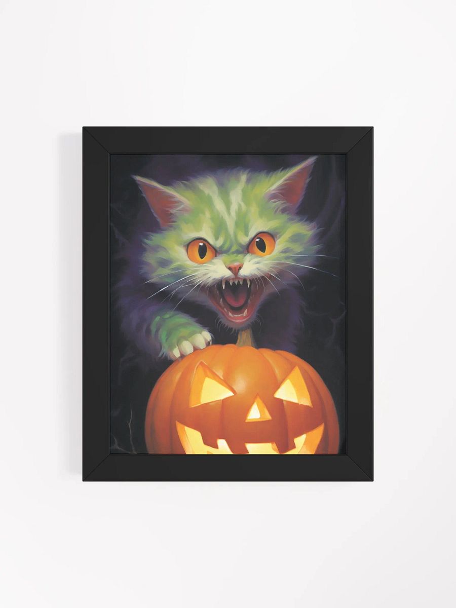 Ghoulish Feline Horrorscape Poster product image (4)