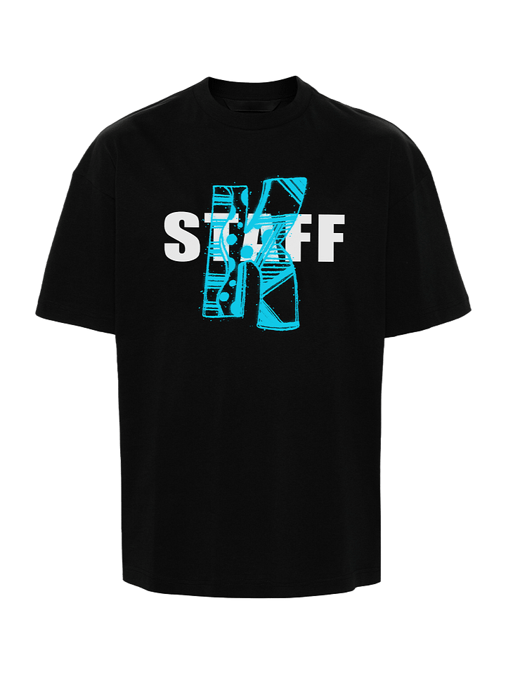 Graffiti Spray Staff Print Logo T-shirt product image (1)