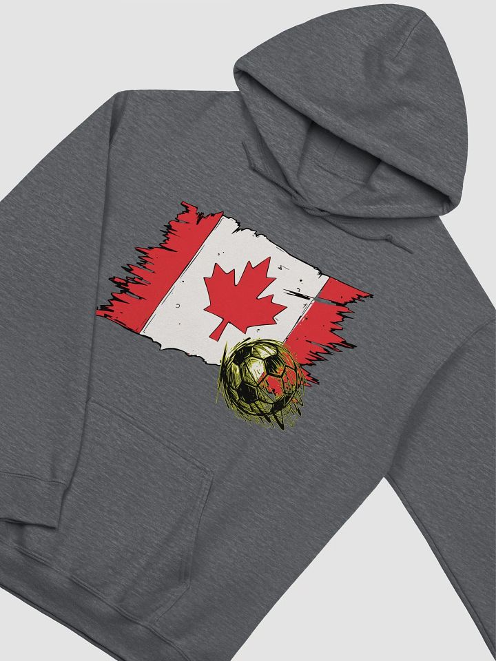 Canada Flag Soccer Football Ball Hoodie product image (2)