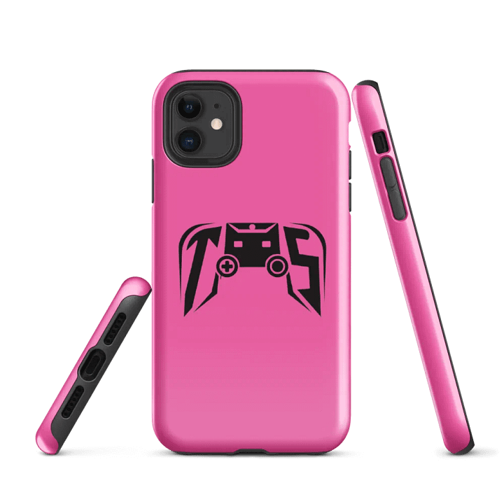 Tough Logo Case for iPhone® (Bubble Gum) product image (1)