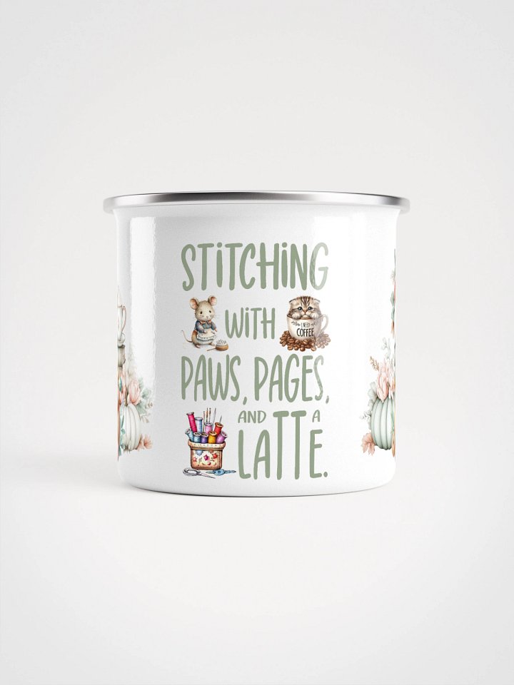 Whimsical Autumn Enamel Mug product image (2)