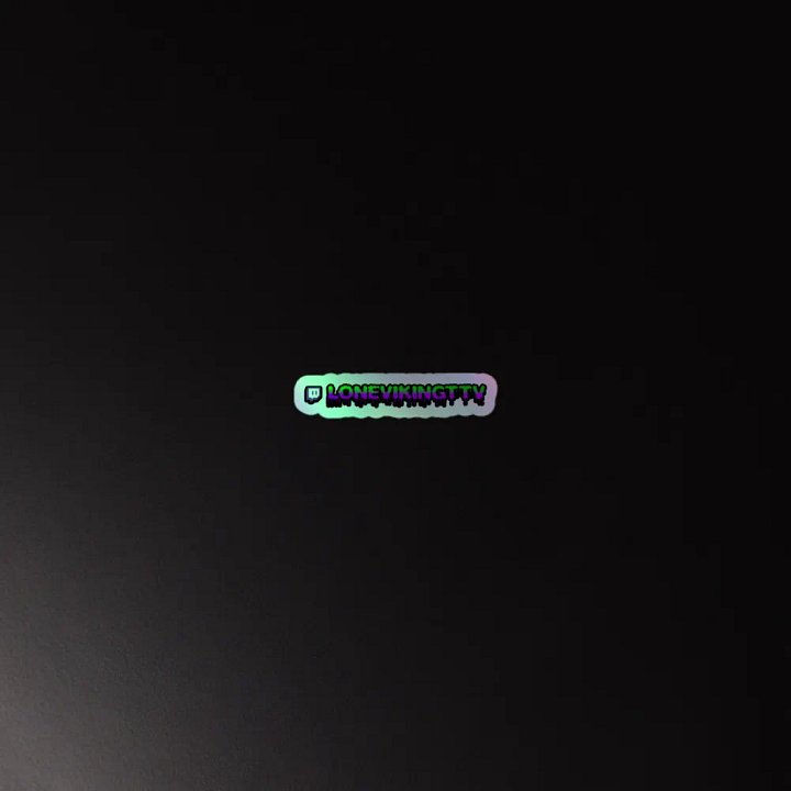 LoneVikingTTV Twitch Holo Sticker product image (4)