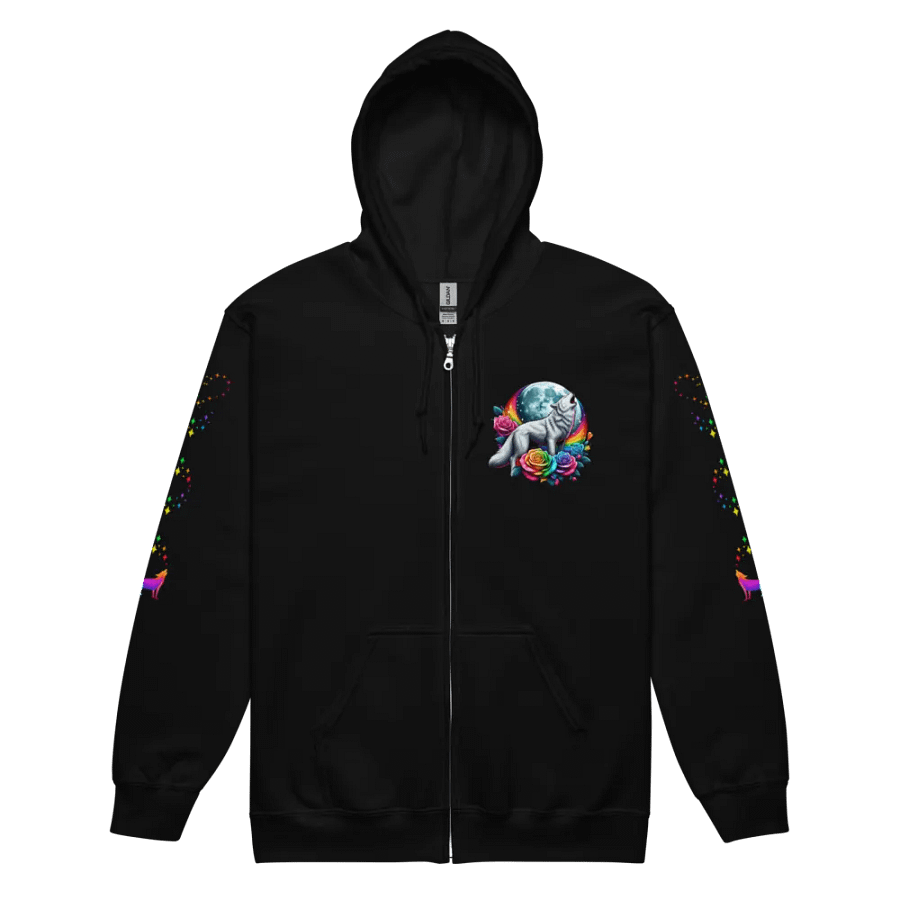 Pride Howl Unisex Zip Hoodie product image (5)