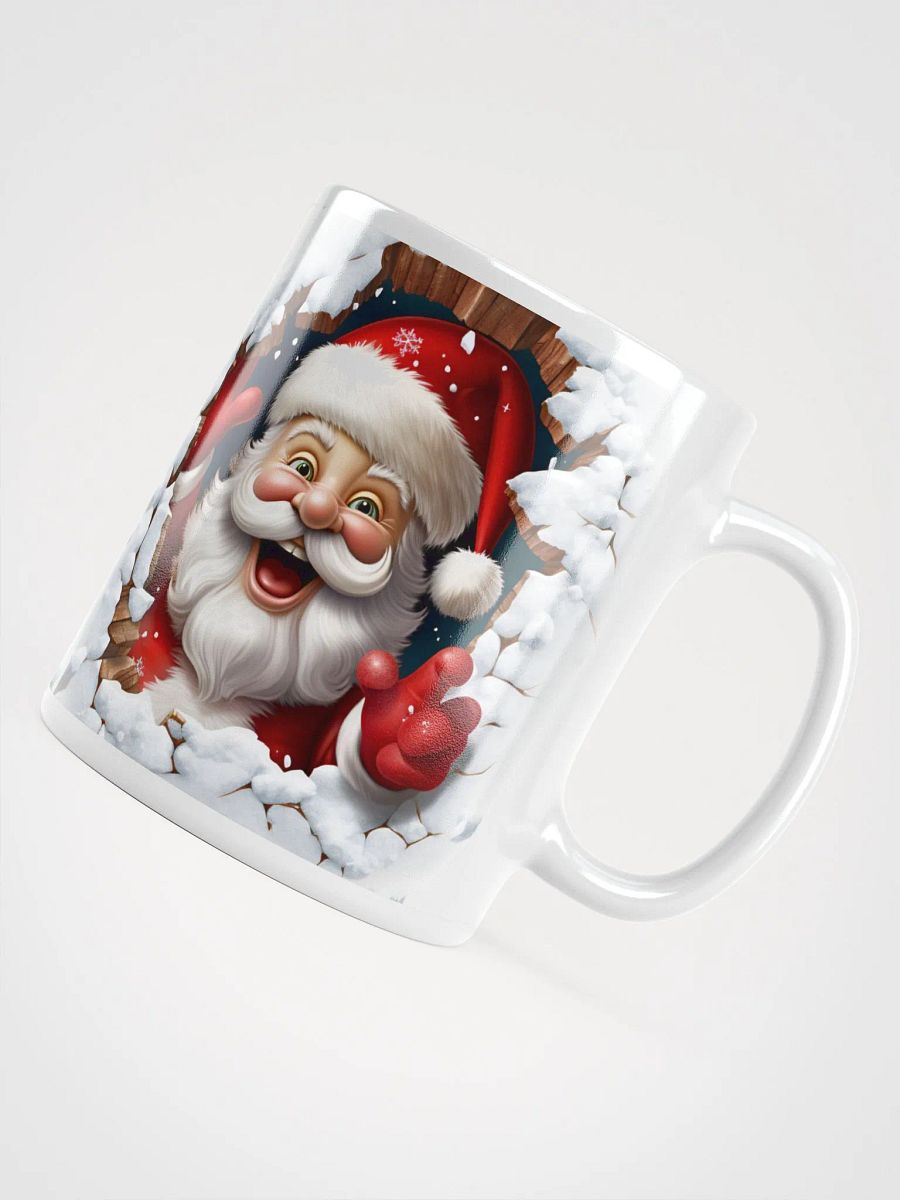 Santa's Surprise Visit 3D Christmas Mug - Double the Delight! product image (10)