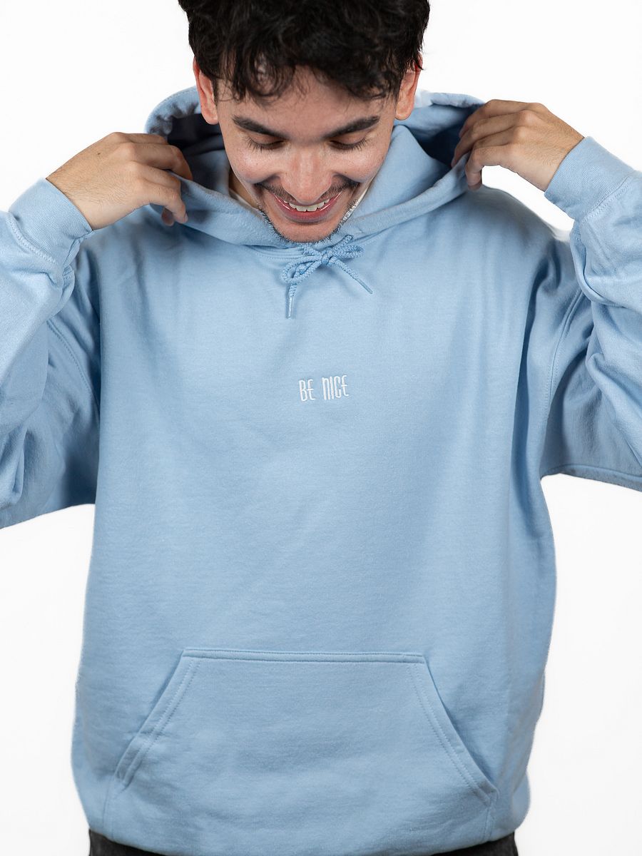 BE NICE Embroidered Message Hoodie product image (2)
