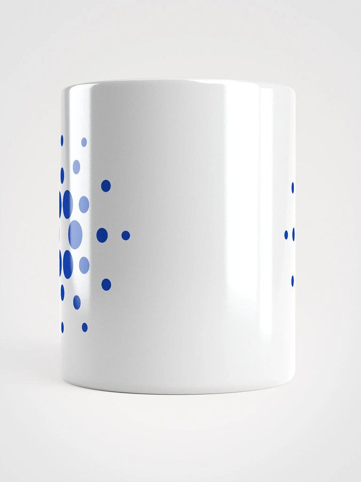 Cardano Logo White Glossy Mug product image (2)