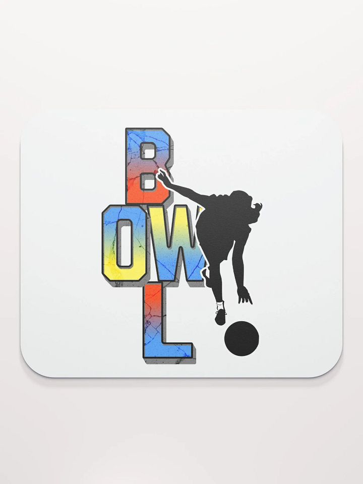 Bowl Woman Strike 'em All Mouse Pad product image (1)