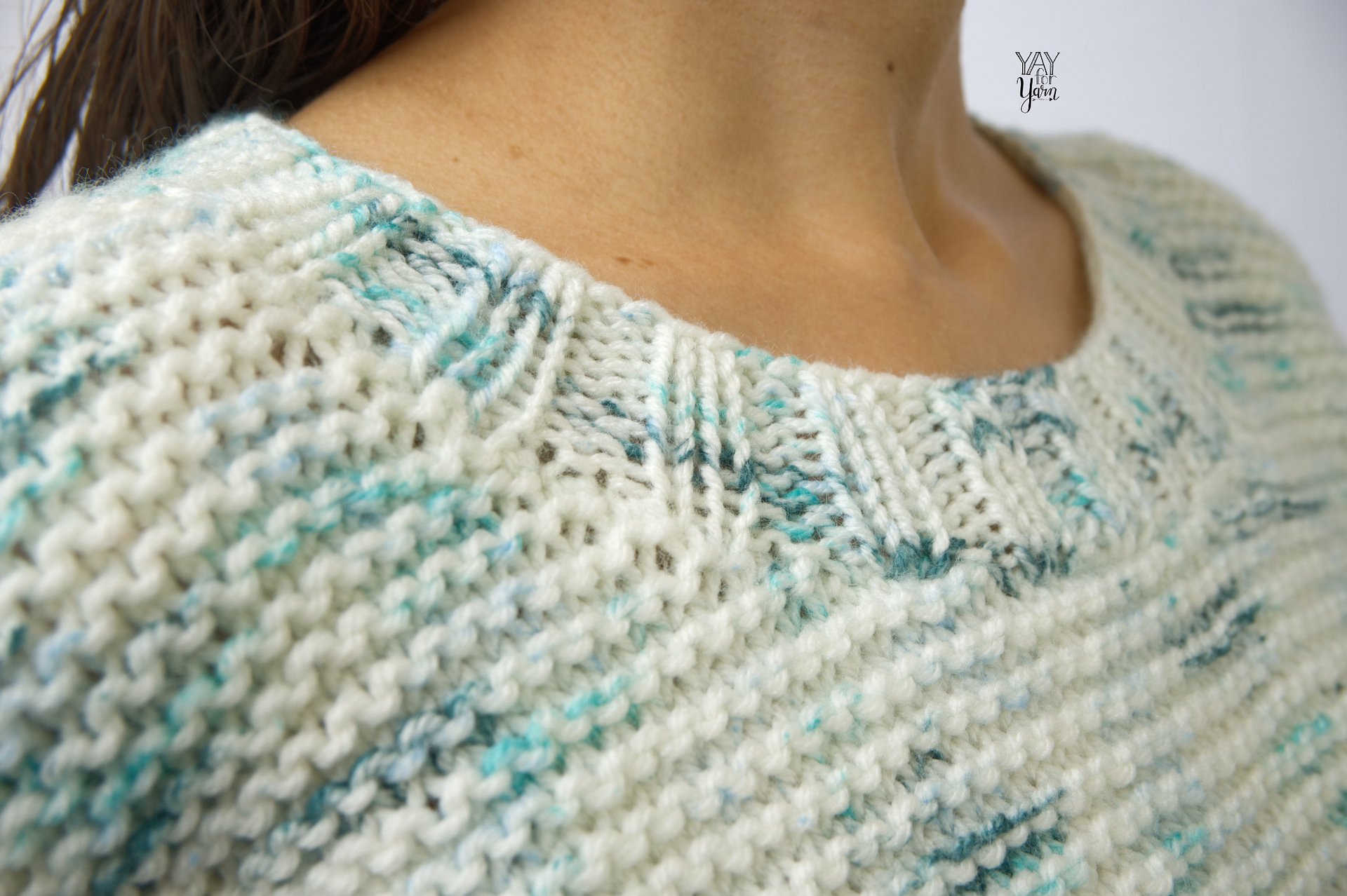 Basic Knit Pullover - PDF Knitting Pattern & Video Tutorial product image (6)