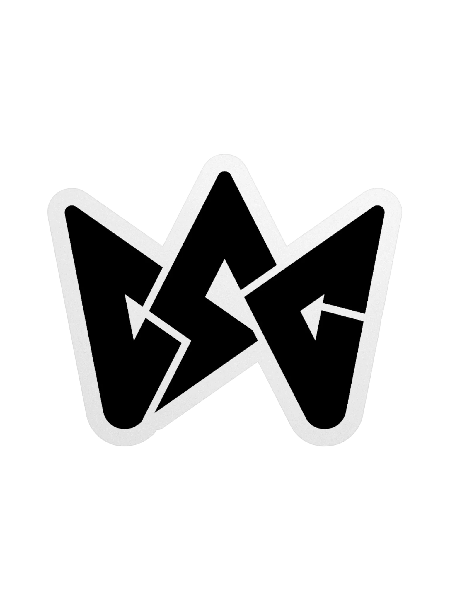 CSG Logo Sticker (4" x 4") - Black product image (1)