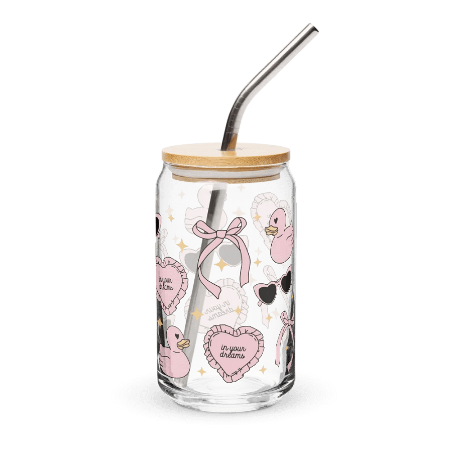 Coquette Girly Stuff Can-Shaped Glass (16oz) product image (3)